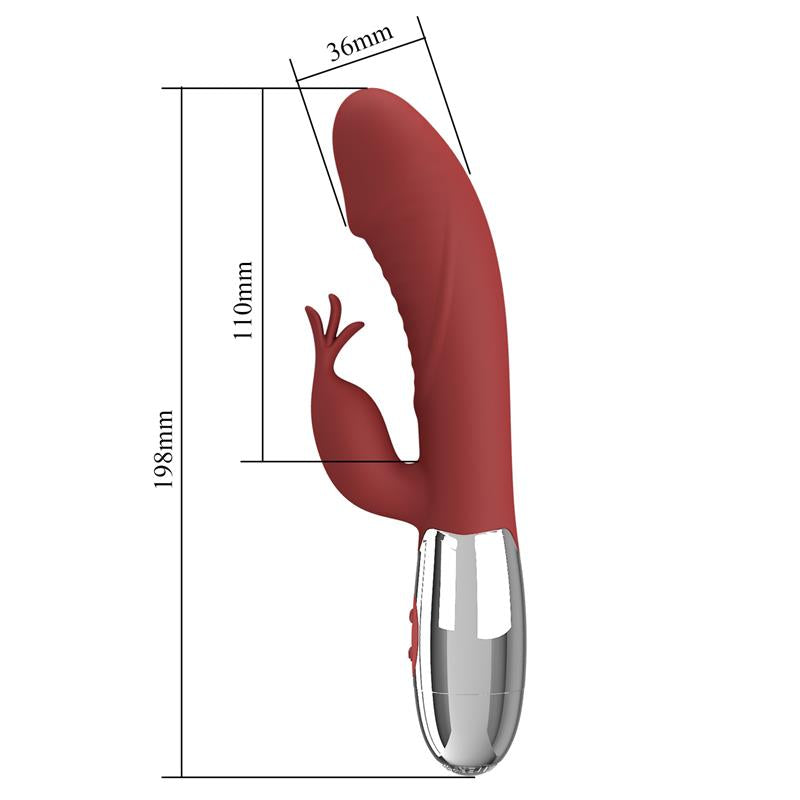 Rasmussen Vibrador 30 Funciones Rojo