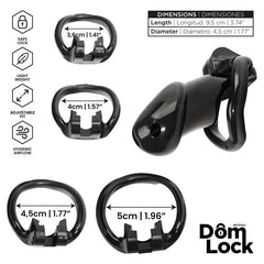 Guard Jaula para el Pene con Candado Interno Talla M