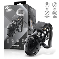 Convict Jaula para el Pene con Candado Interno